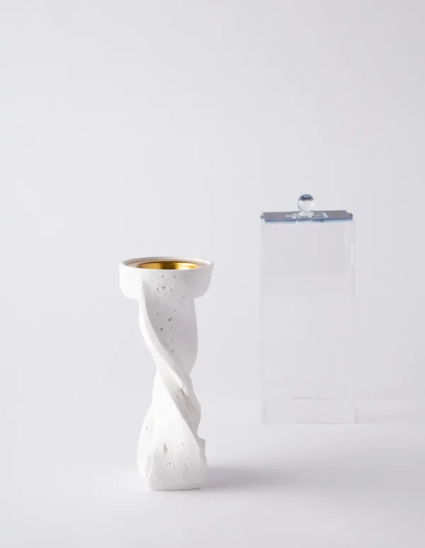 Angle incense burner