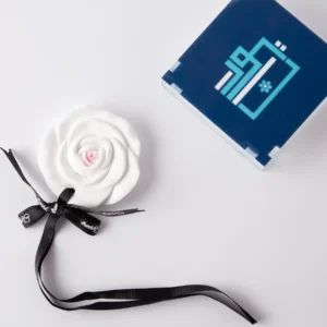 Ceramic Car Air Freshener Hanger - Rose Scent