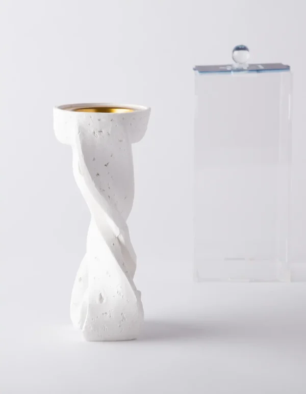 Pottery corner incense burner