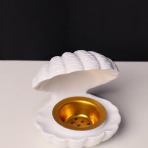 Mini Clay Oyster Shape Incense Burner for Distribution