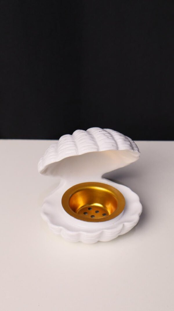 Mini Clay Oyster Shape Incense Burner for Distribution