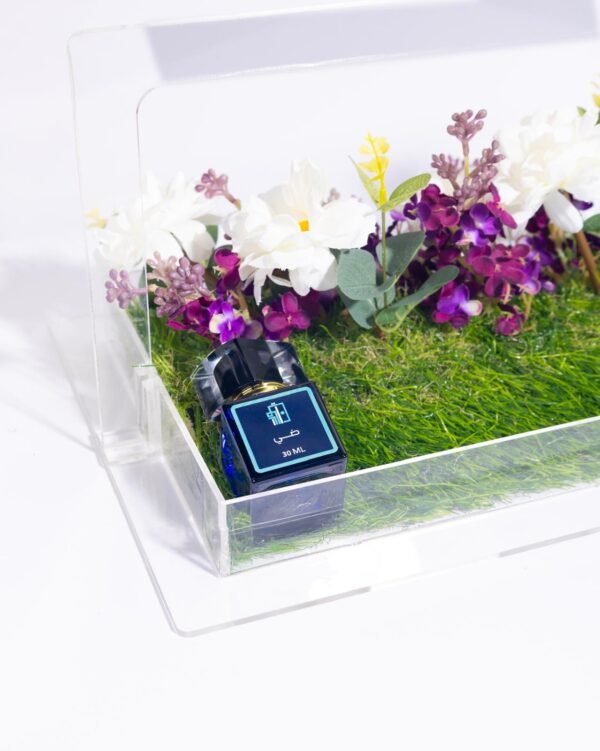 A gift for your loved ones. An acrylic tray decorated with roses. Contains wine, 50 ml perfume, and Datura incense. - Image 4