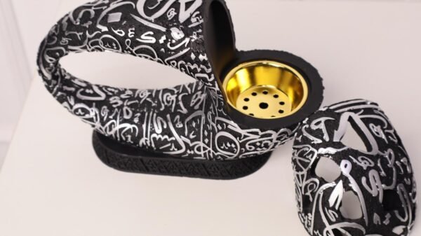 Datura incense burner with Arabic letters - Image 4