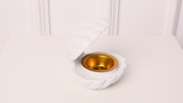 Mini Clay Oyster Shape Incense Burner for Distribution - Image 2