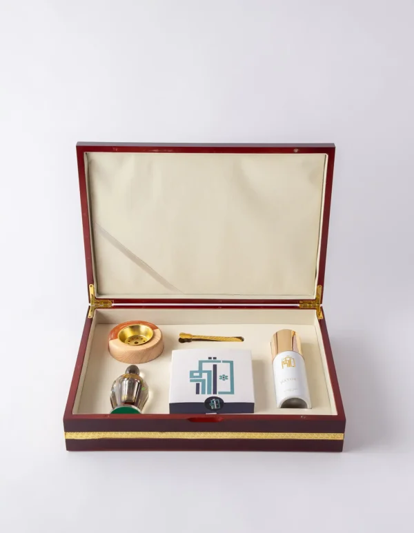 Datura perfume with incense, with an incense burner, tongs, and a mixture - Image 4
